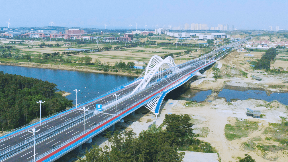 山东威海打造标志性建筑石家河公园大桥获第十五届"中国钢结构金奖"