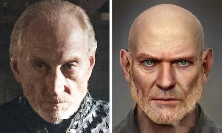 内德·史塔克,书中他是一个35-36岁的男人,深灰色的眼睛,胡子也开始变