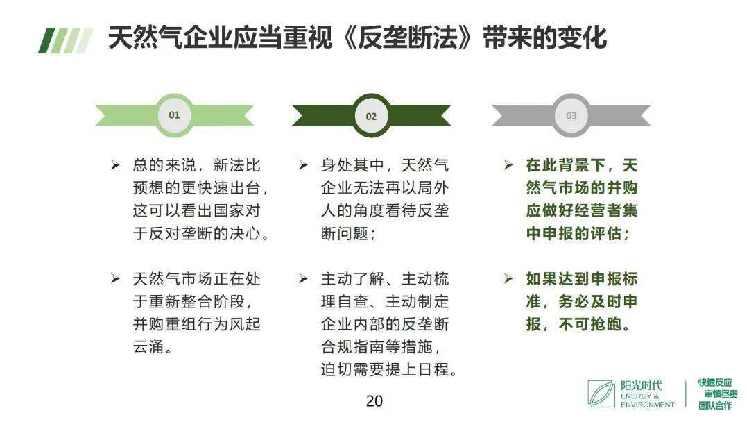 【分享】《反垄断法》修改对天然气市场的影响