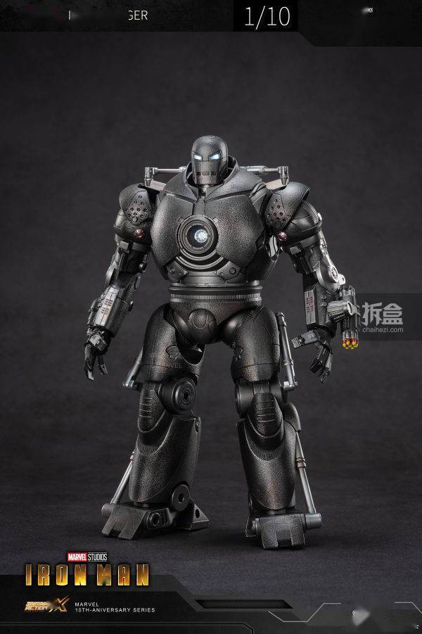 中动玩具钢铁侠1漫威反派铁霸王110可动机甲人偶
