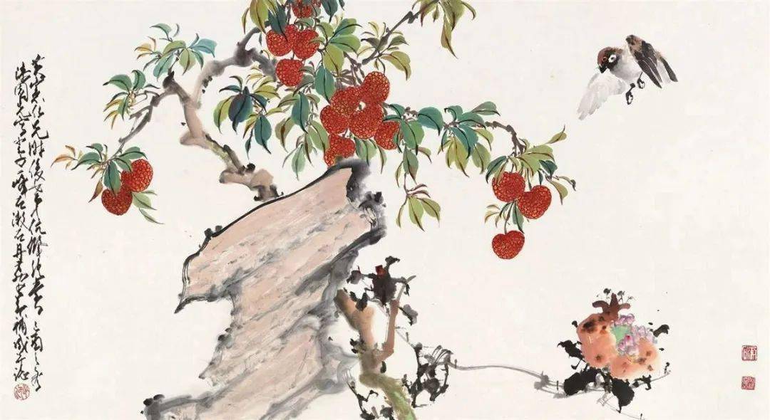 古今名家笔下的荔枝,令人垂涎!_古画_赵佶_翎毛