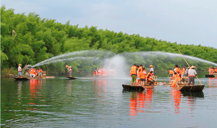 门票杭州双溪漂流玩余杭双溪漂流含景交超划算给你不一样的初夏体验