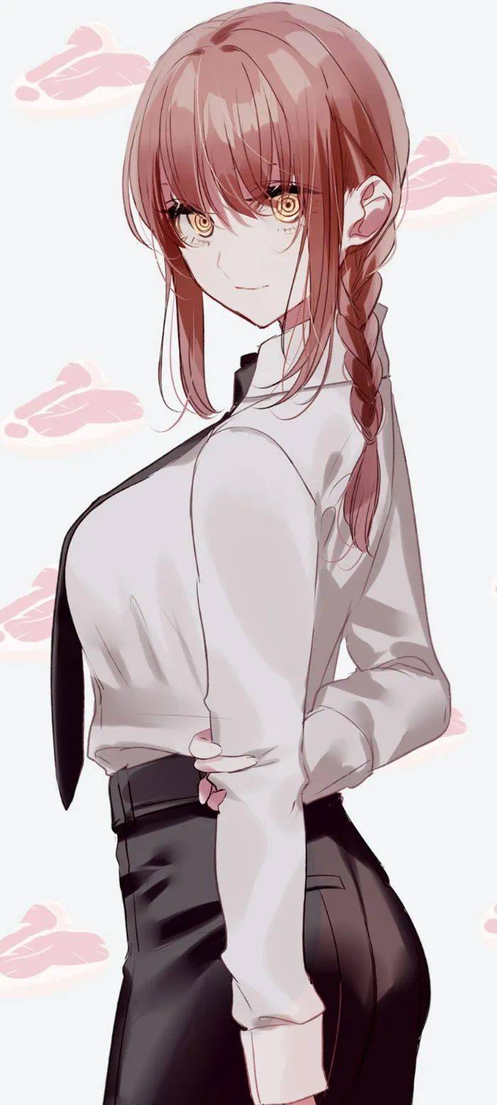 电锯人玛奇玛手机壁纸你的老婆来了哟