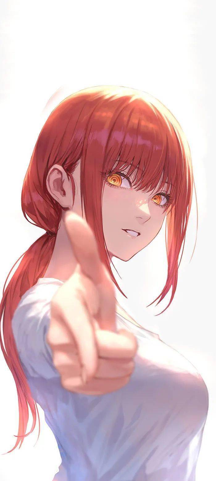 电锯人玛奇玛手机壁纸你的老婆来了哟