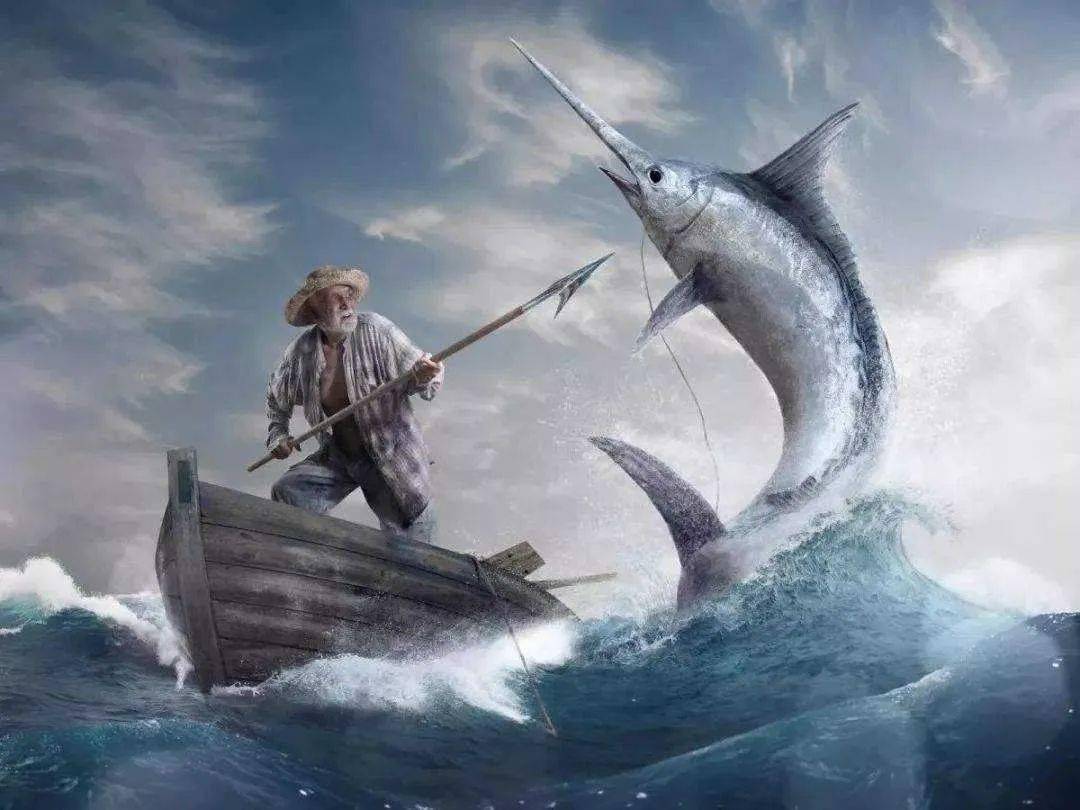 《老人与海》最温暖的3句话,句句治愈人心_圣地亚哥_大鱼_马诺林买