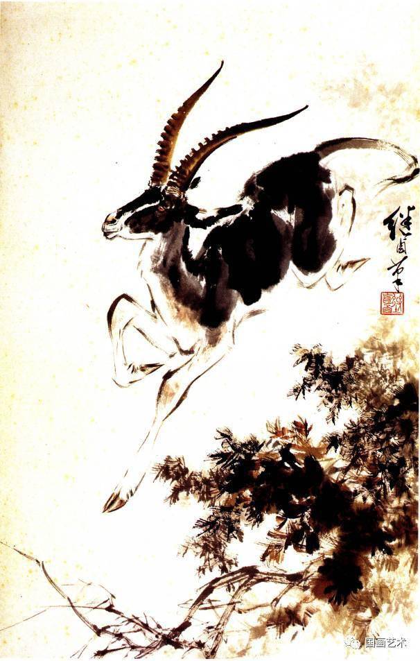 刘继卣动物作品精选_松鼠_工笔_人物画