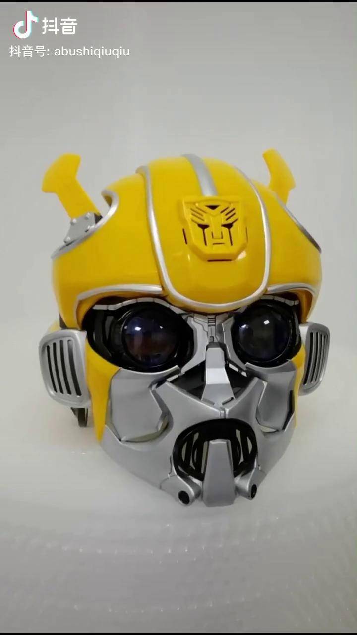 变形金刚大黄蜂头盔_大黄蜂_头盔_音箱