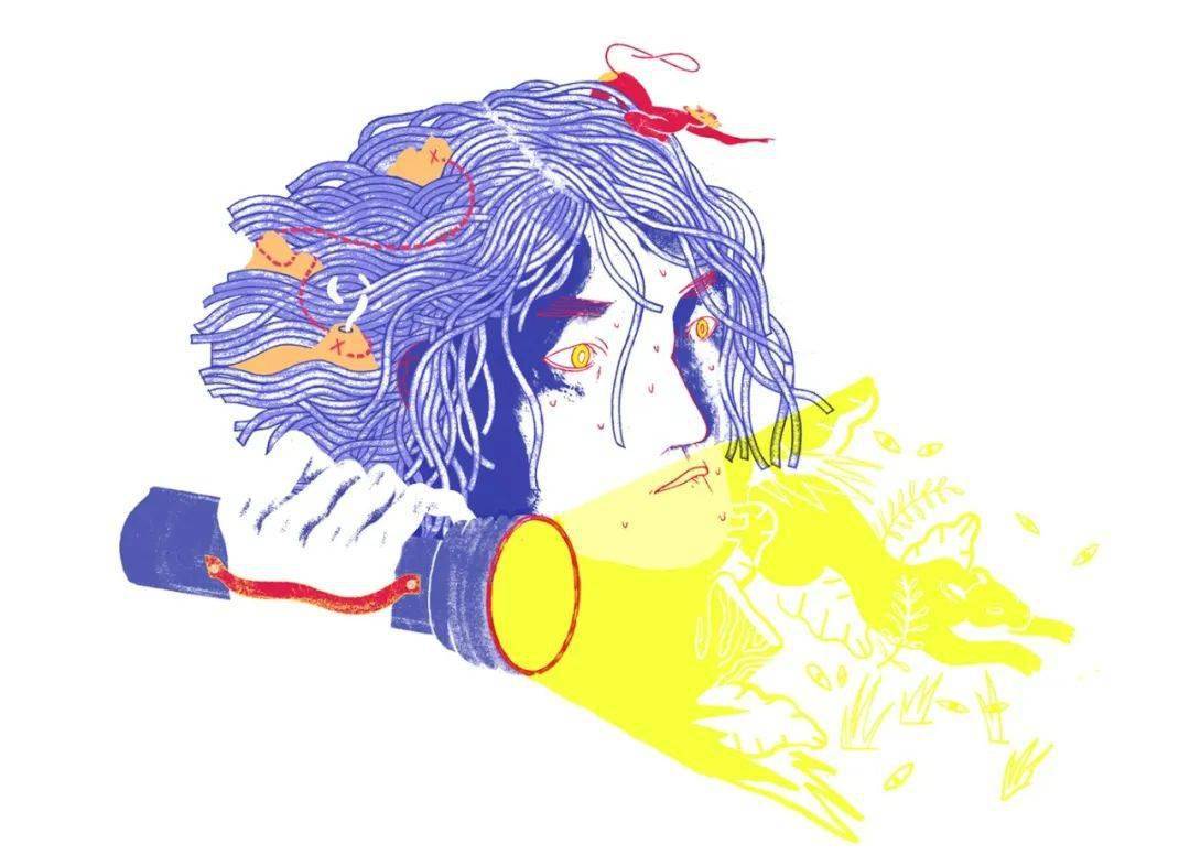 充满故事性的图形叙事插画