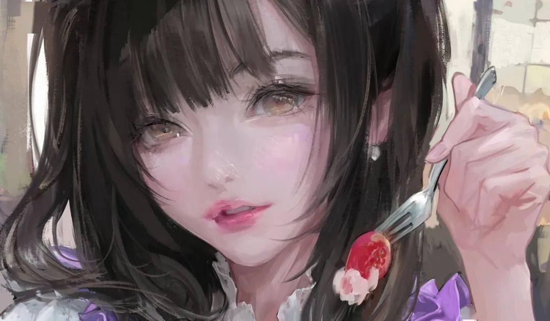 一双满载星河的眼睛韩国画师bm看得我疯狂心动