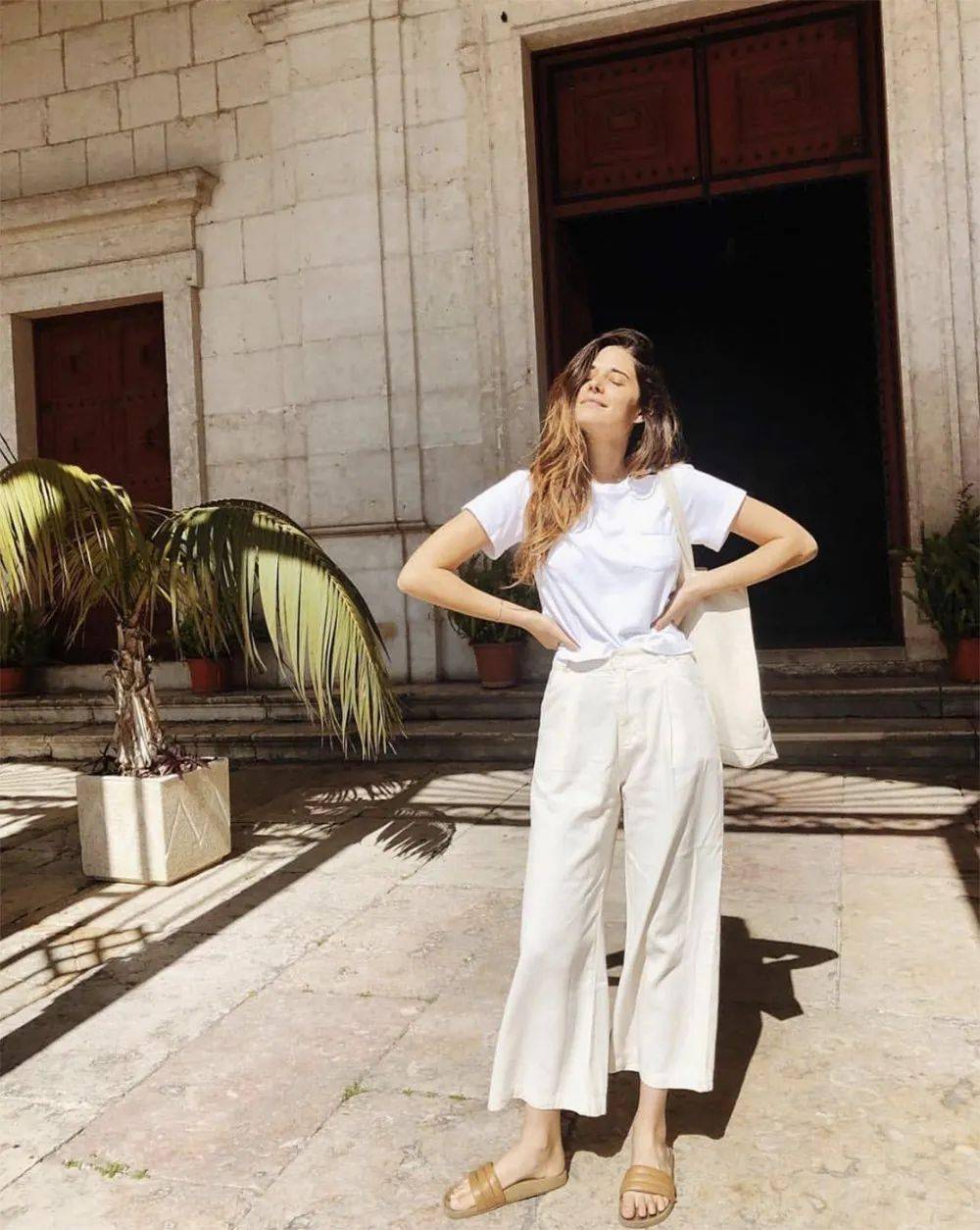 阔腿裤 凉鞋,时髦显气质!_显高_夏天_全球