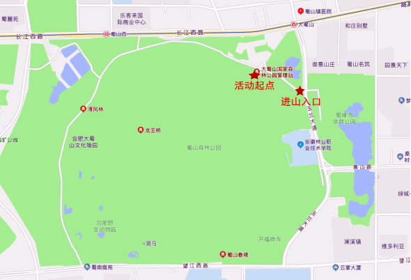 大蜀山路线图图片