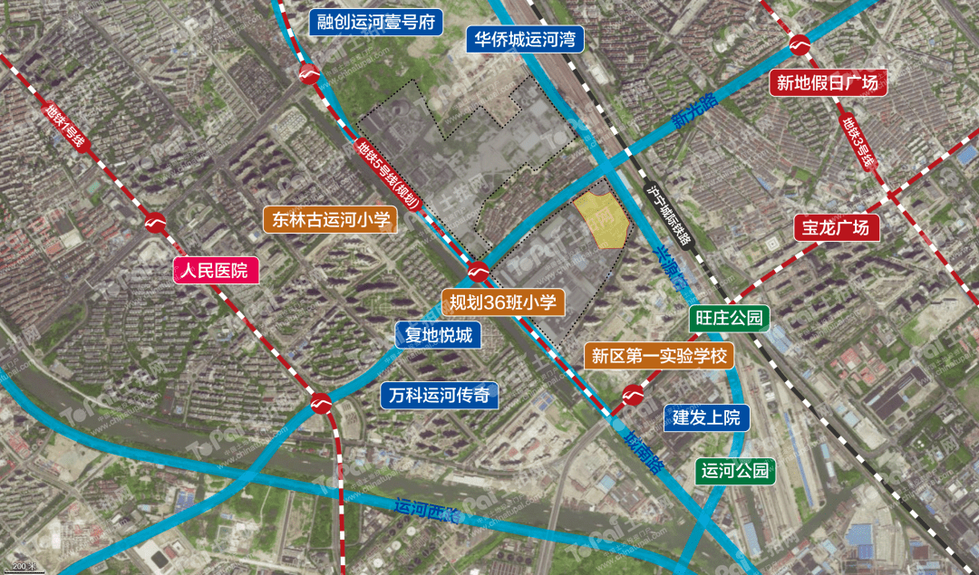 无锡集地铁运河公园于一身新房紧俏下旺庄这宗优质地块备受期待