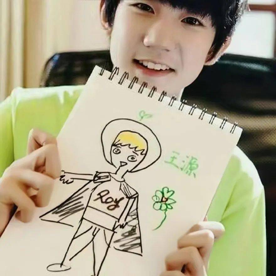 细数王源各类画作,有高级深刻的意境类,还有童真有趣的漫画_莱阳_形象