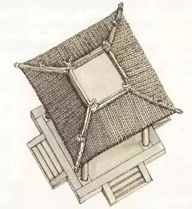 盝顶式屋顶图片图片