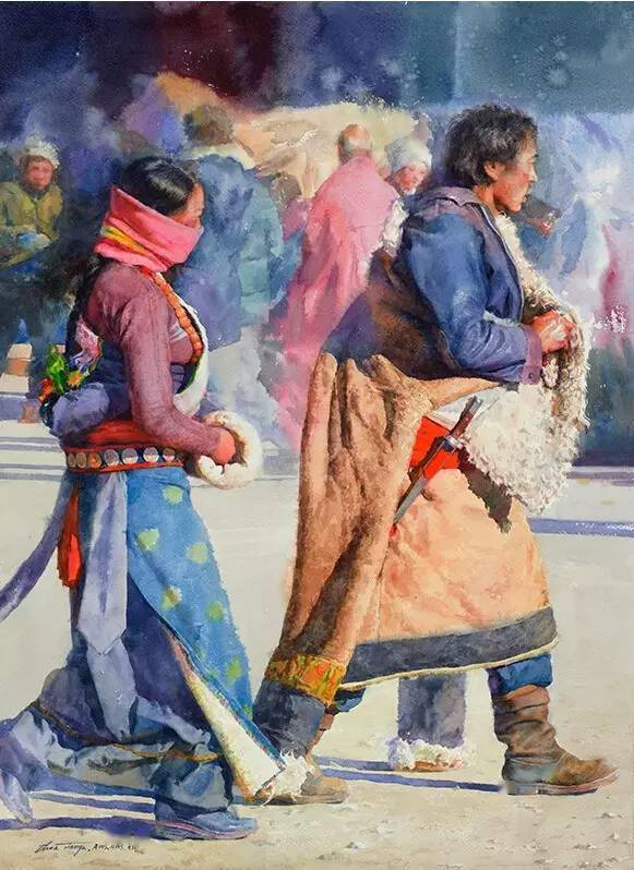 1940年生,中国吉林省敦化县人,曾任第一届中国美协水彩画艺委会委员