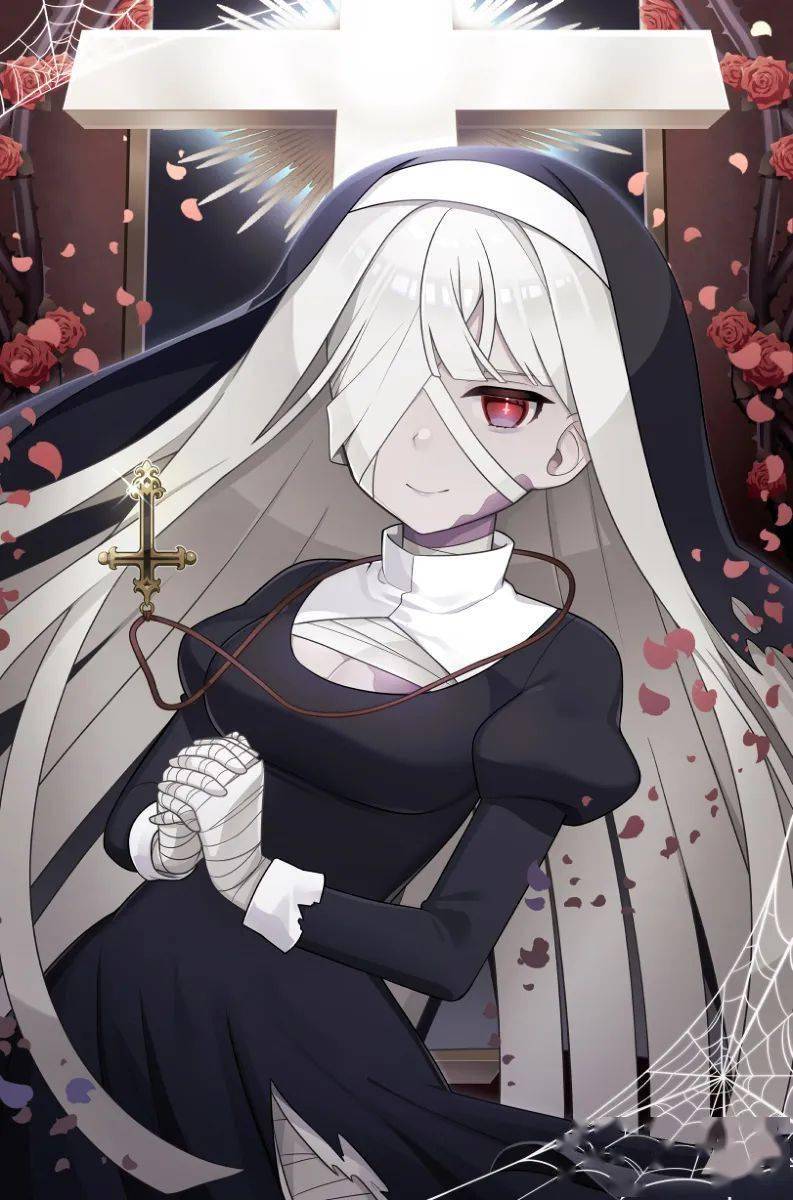 治愈的微笑神圣的语言空灵的歌声二次元小众萌属性象征着神圣与圣洁的