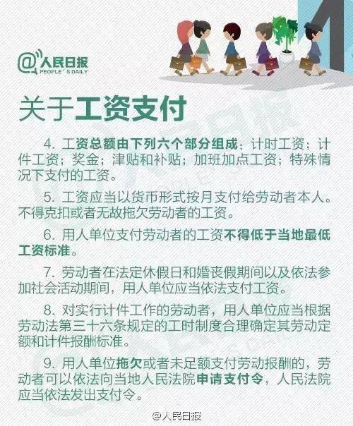 工资总额由哪6个部分组成？打工人必备的45个劳动法常识