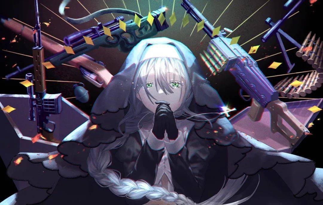 治愈的微笑神圣的语言空灵的歌声二次元小众萌属性象征着神圣与圣洁的