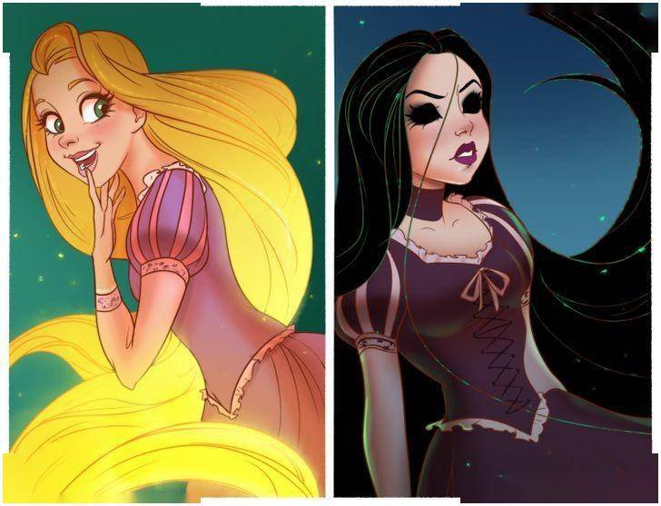 当迪士尼的公主们全部成为反派