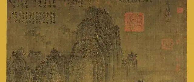 五代山西沁水画家荆浩《匡庐图》:藏于台北故宫,彰显太行特色_画面_山水_层次