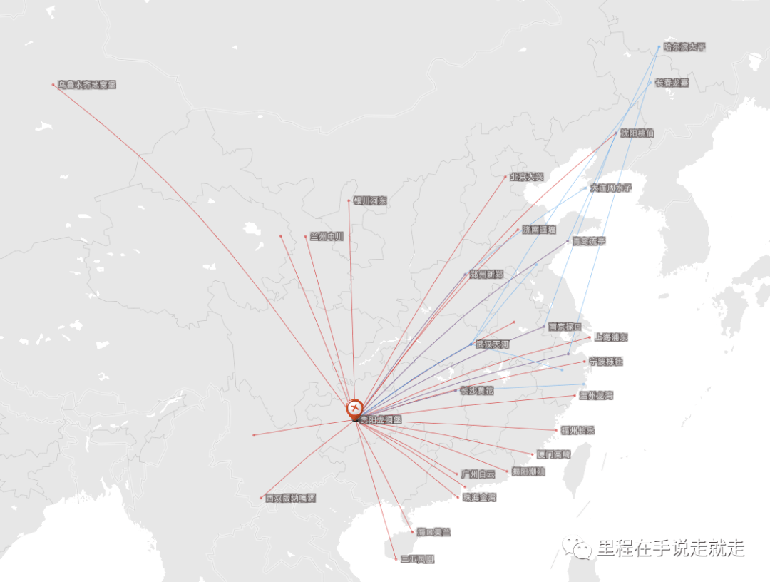 南方航空国内航线图图片