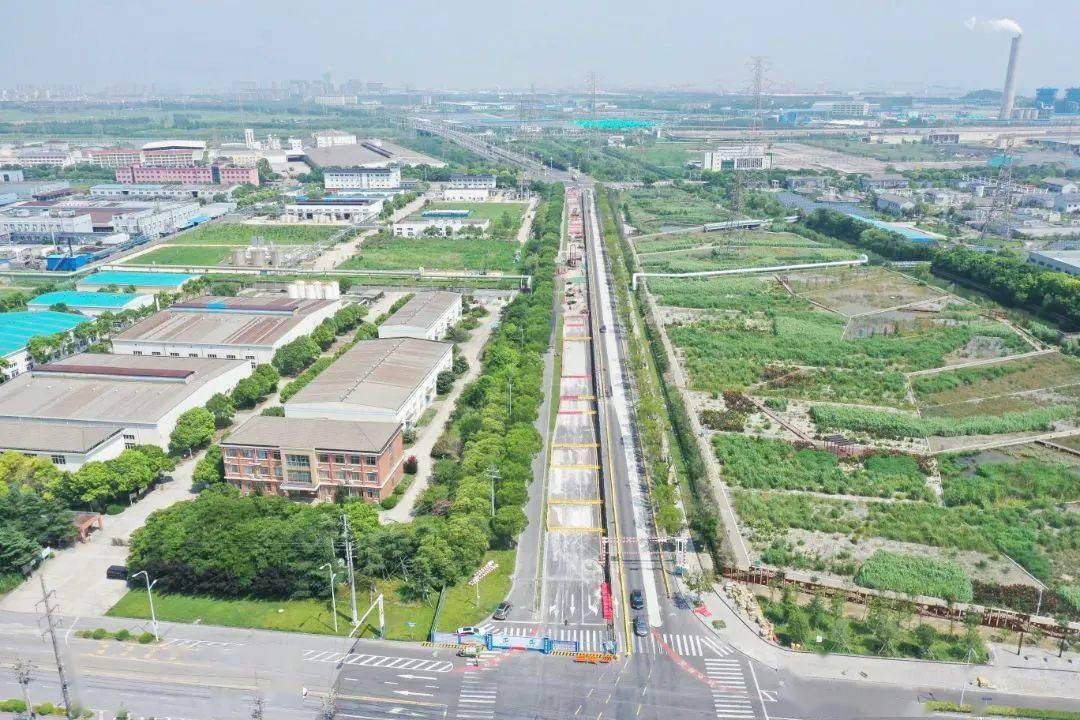 龙江路快速化工程建成后将成为太仓首条城市高架桥梁道路完善城市