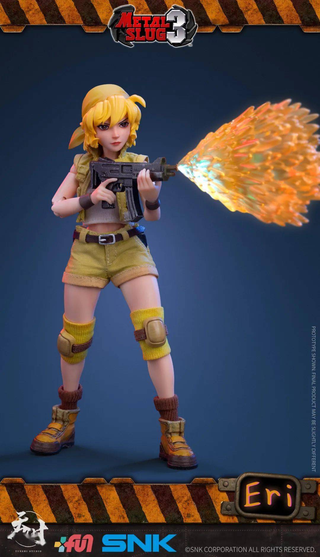 吞时《合金弹头3》eri英里,喜欢一些美强惨的女神!_斧子_人偶_黄色