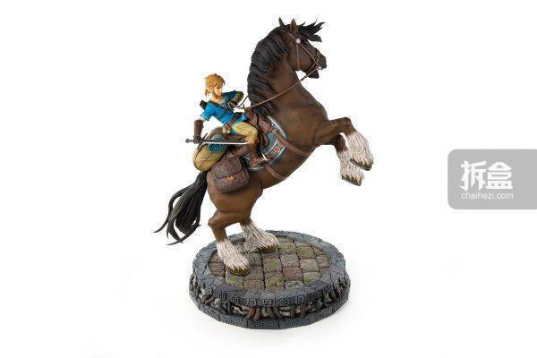first 4 figures塞尔达传说旷野之息 骑马的林克 22寸雕像_产品_cm