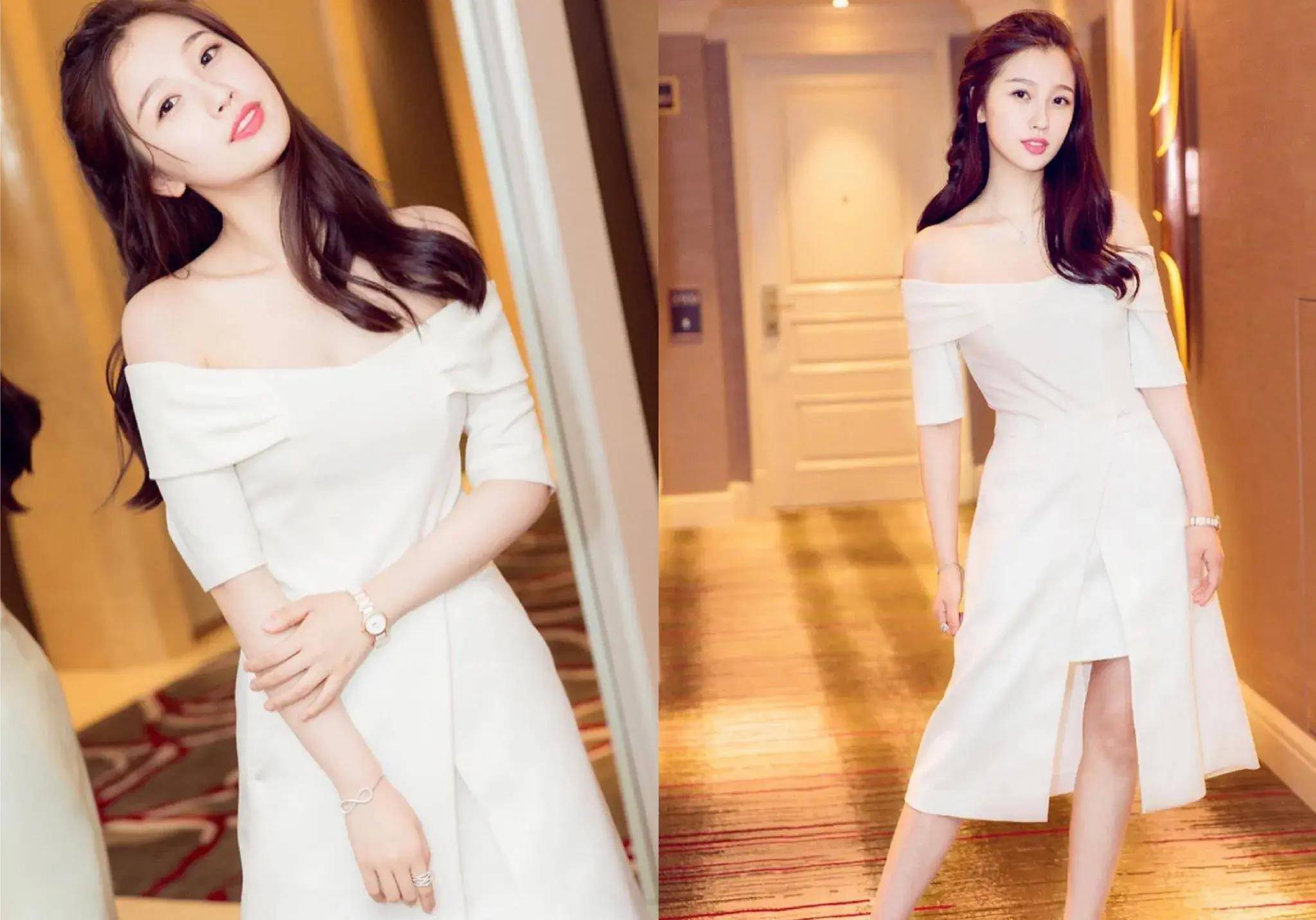 跟虞书欣学白色系穿搭:夏日露脐两件套,仙气飘飘