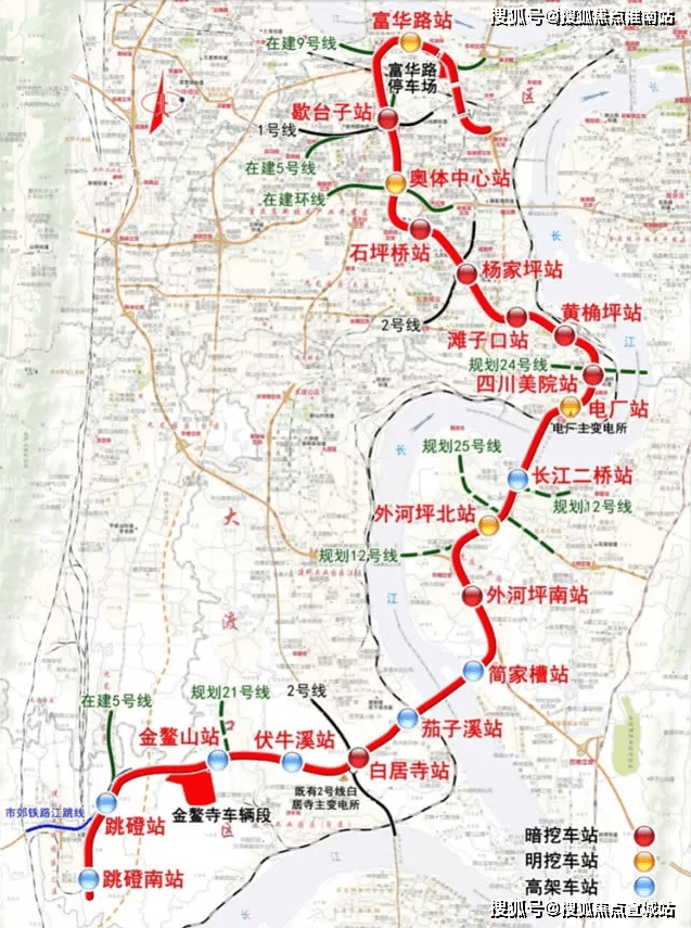 12号线马王坪站(远期规划中);一环两桥:内环入口,距离约3公里,李家沱