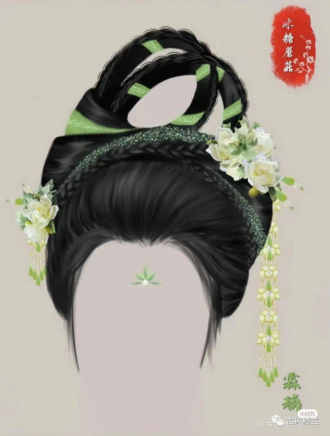 七仙女发髻—谁可夺得榜首~_小说_古风_楼兰