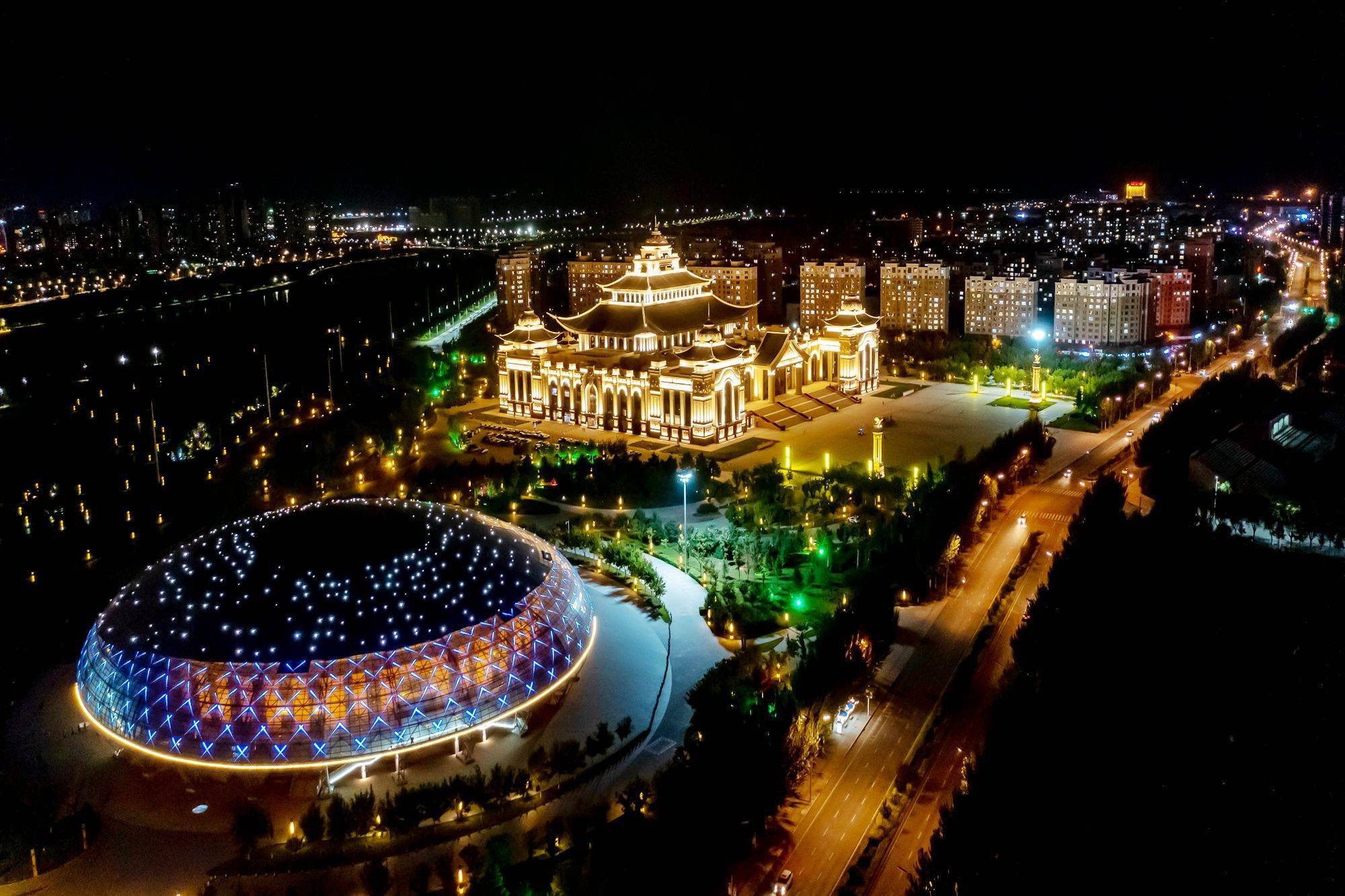 乌兰浩特风景 市区图片