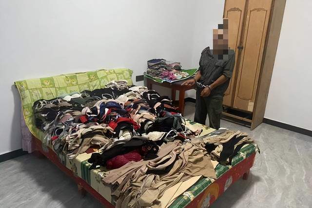 男子疯狂偷窃上千条丝袜内衣,落网时堆满一床,如此变态应判几年_吕某