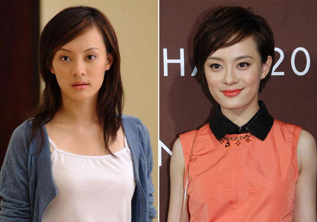 孙俪终于换长发造型,穿碎花连衣裙气质温婉,斜刘海凸显小巴掌脸_短发