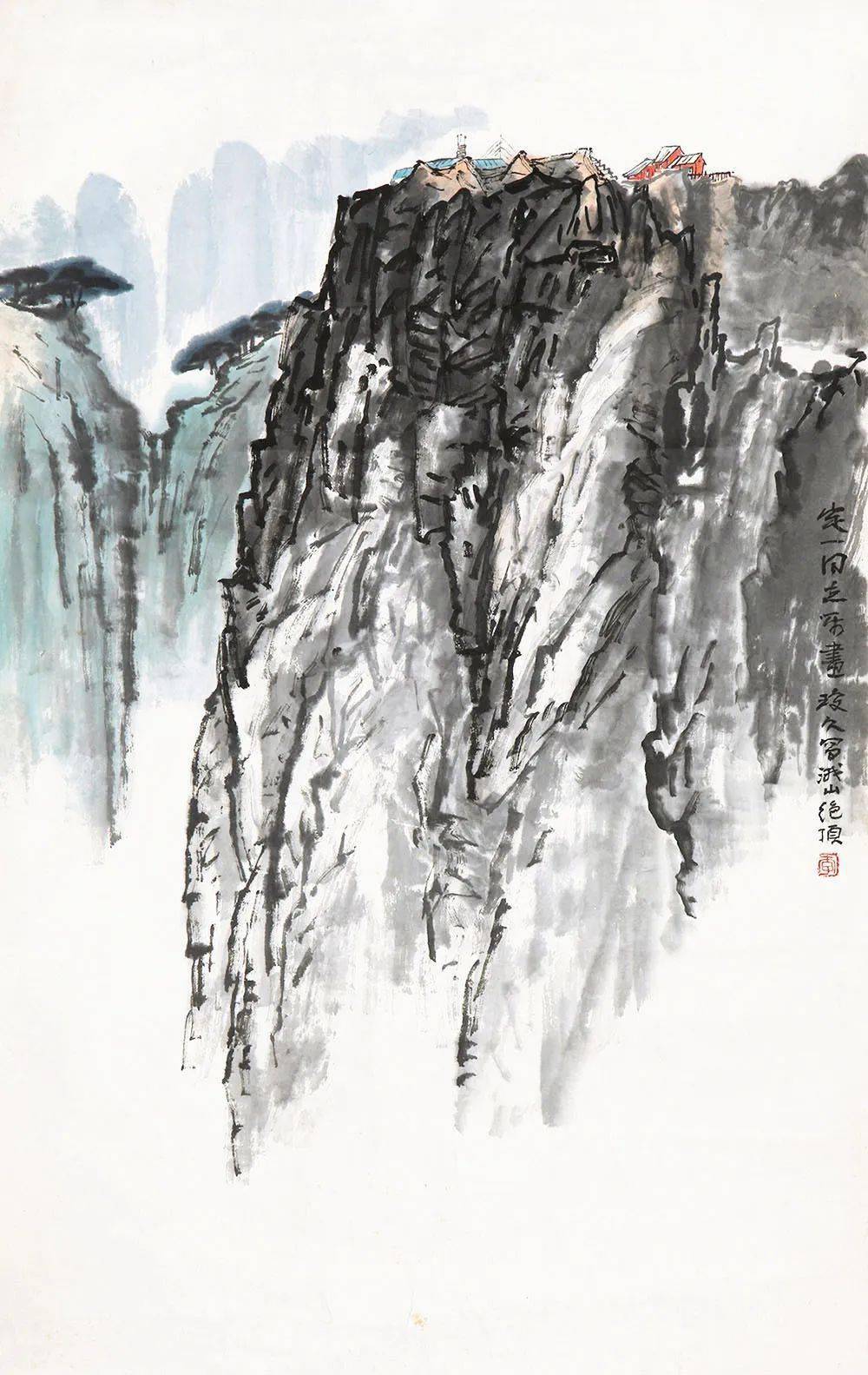 国画名家李琼久,一夜间名动京师_山水_书画_波罗蜜