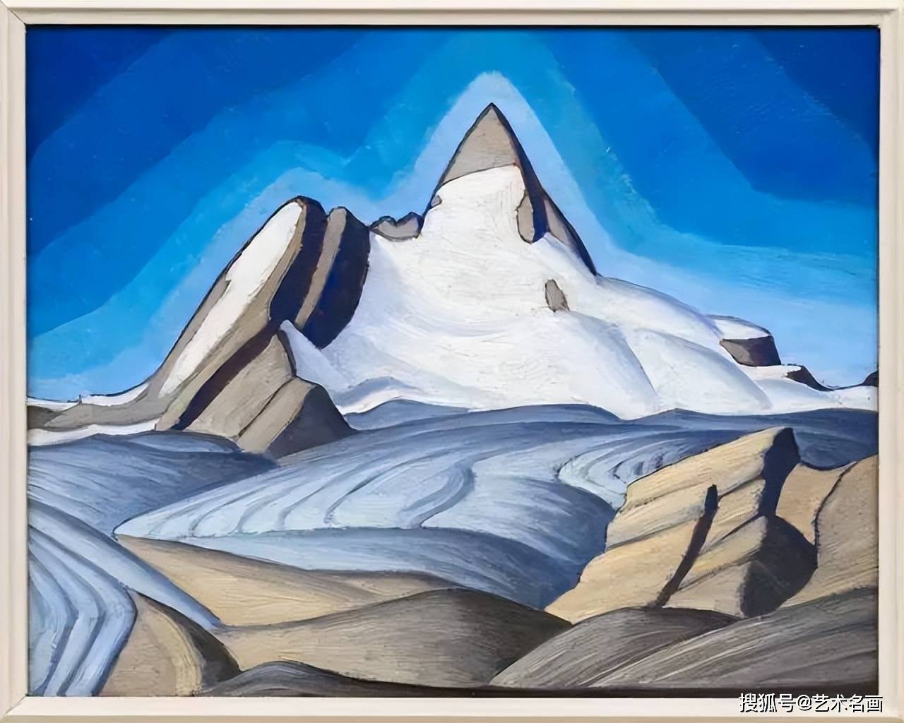 Lawren Harris ▕ 加拿大独特的风景绘画，优美的曲线，超级美_手机搜狐网