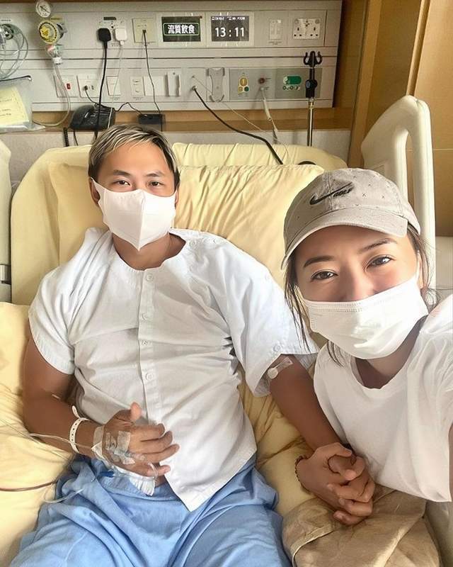 突发！香港知名女星梁芷珮丈夫紧急入院做切肠手术,患少见肠套叠病症