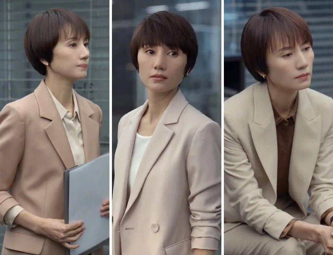 《玫瑰之战》,袁泉这衬衣穿搭,简直了_衬衫_西装_职场