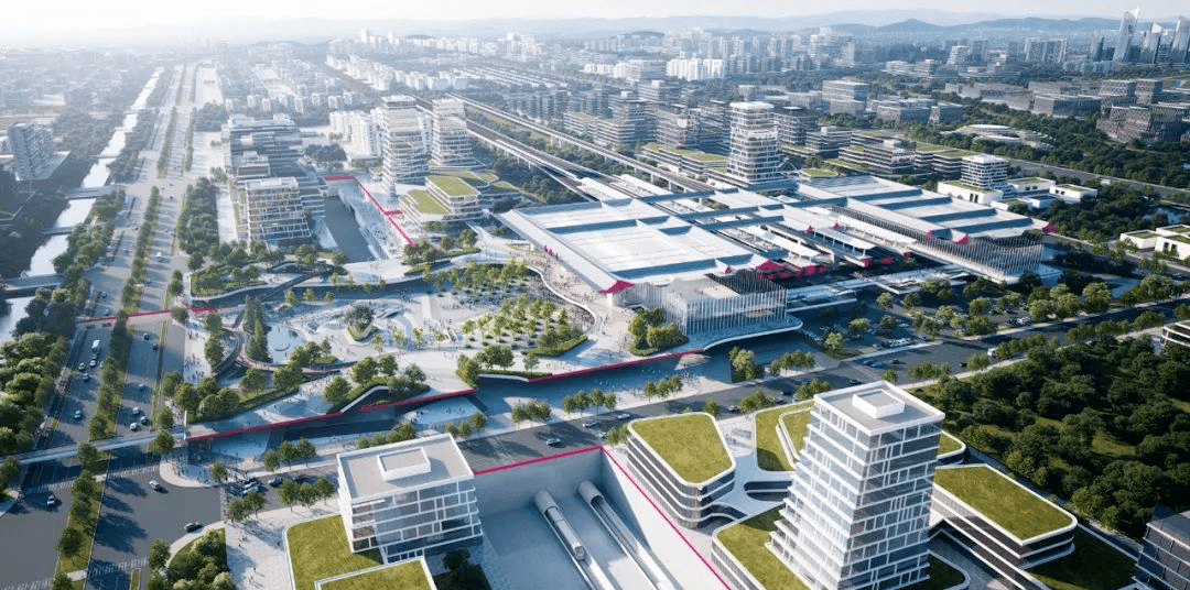 "海盐站"最新效果图大量曝光!高铁新城方案通过专家评审!