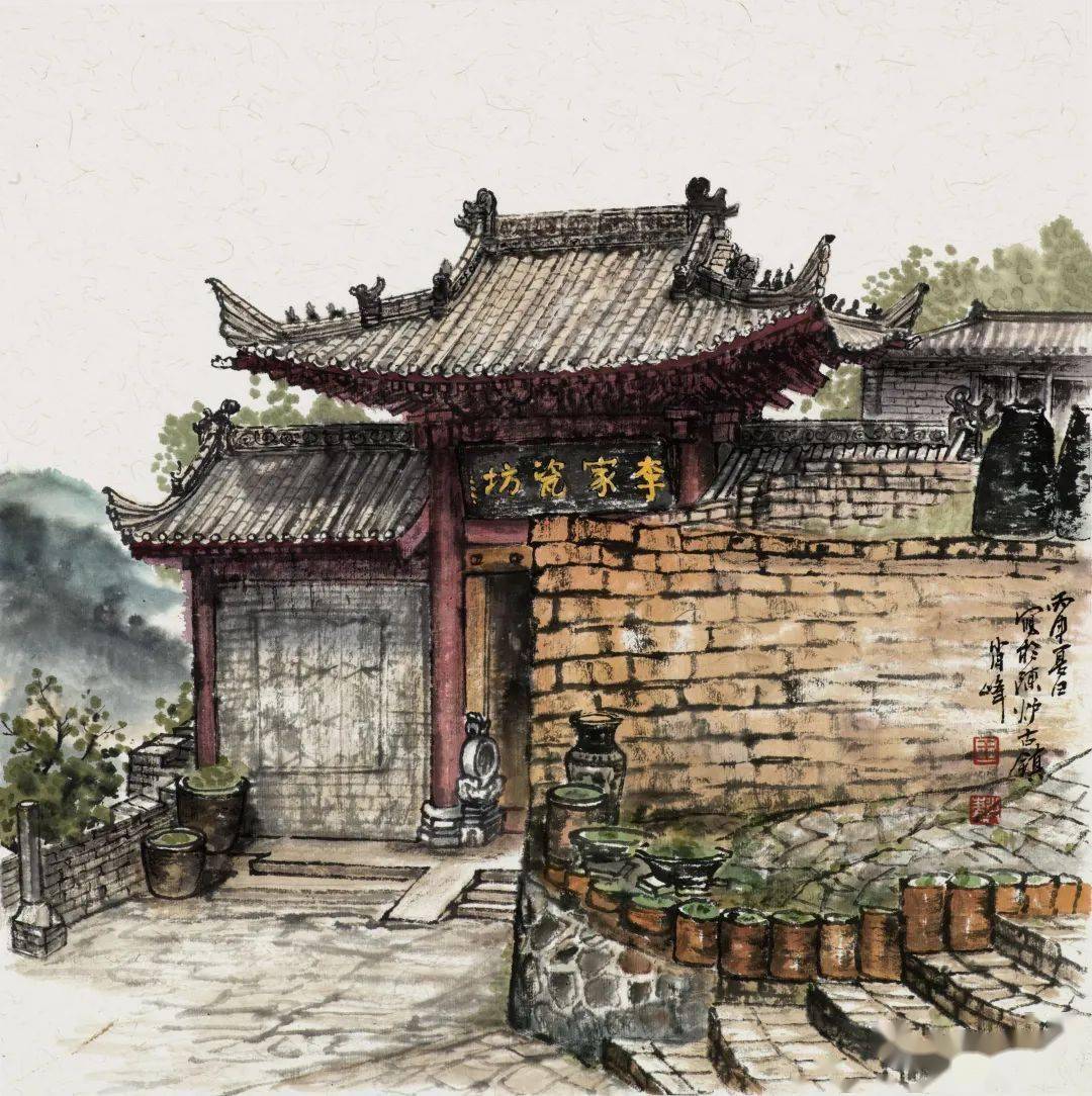 严维佳【书画长廊】画家王肖峰的陈炉情结_作品_西安_先生