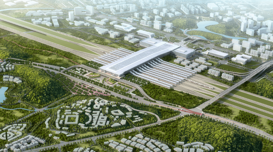 义乌火车站平面图图片