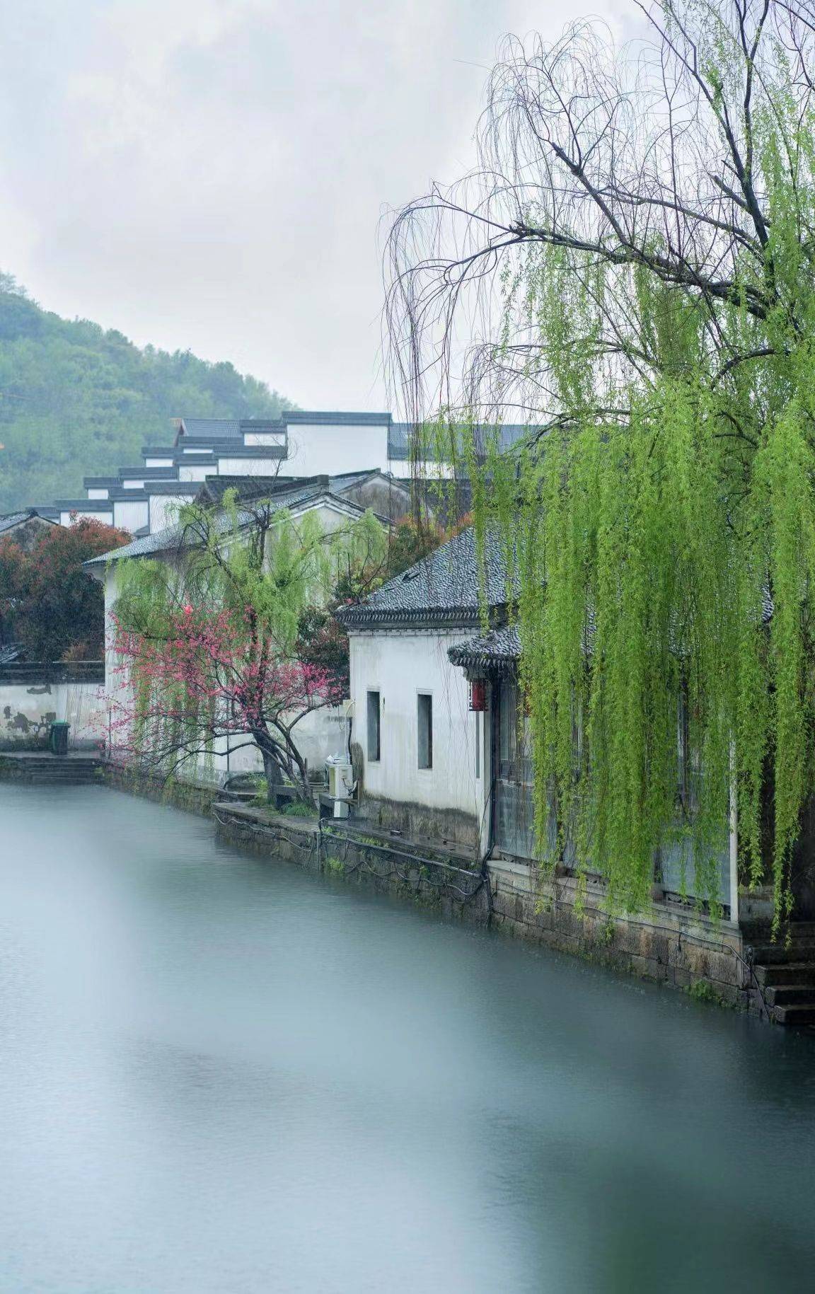 江南雨景唯美意境图片