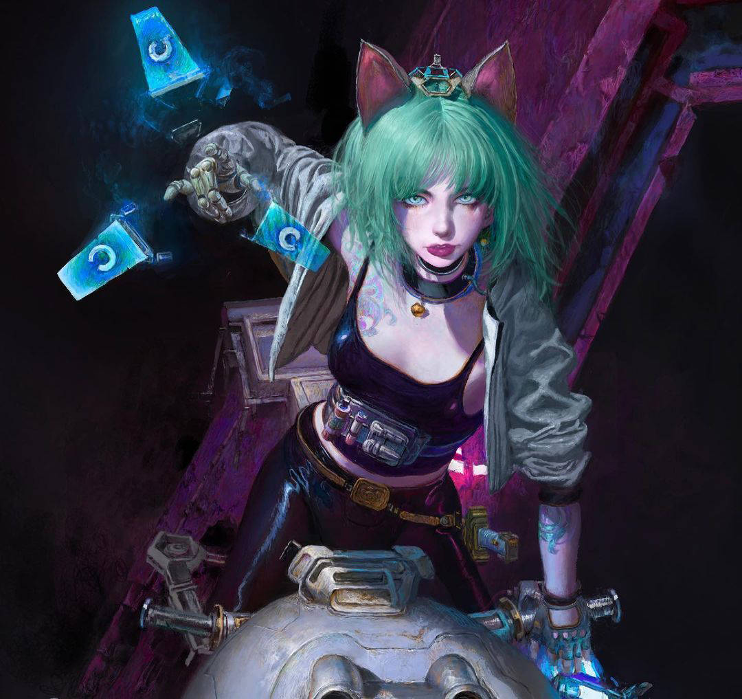 在卧虎藏龙的cg游戏原画圈内,插画师阮佳的作品风格非常惊艳,总能将