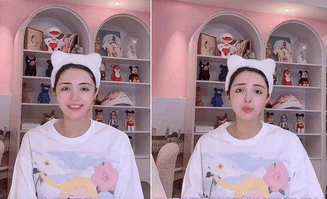 麦迪娜挺9个月巨肚拍照!