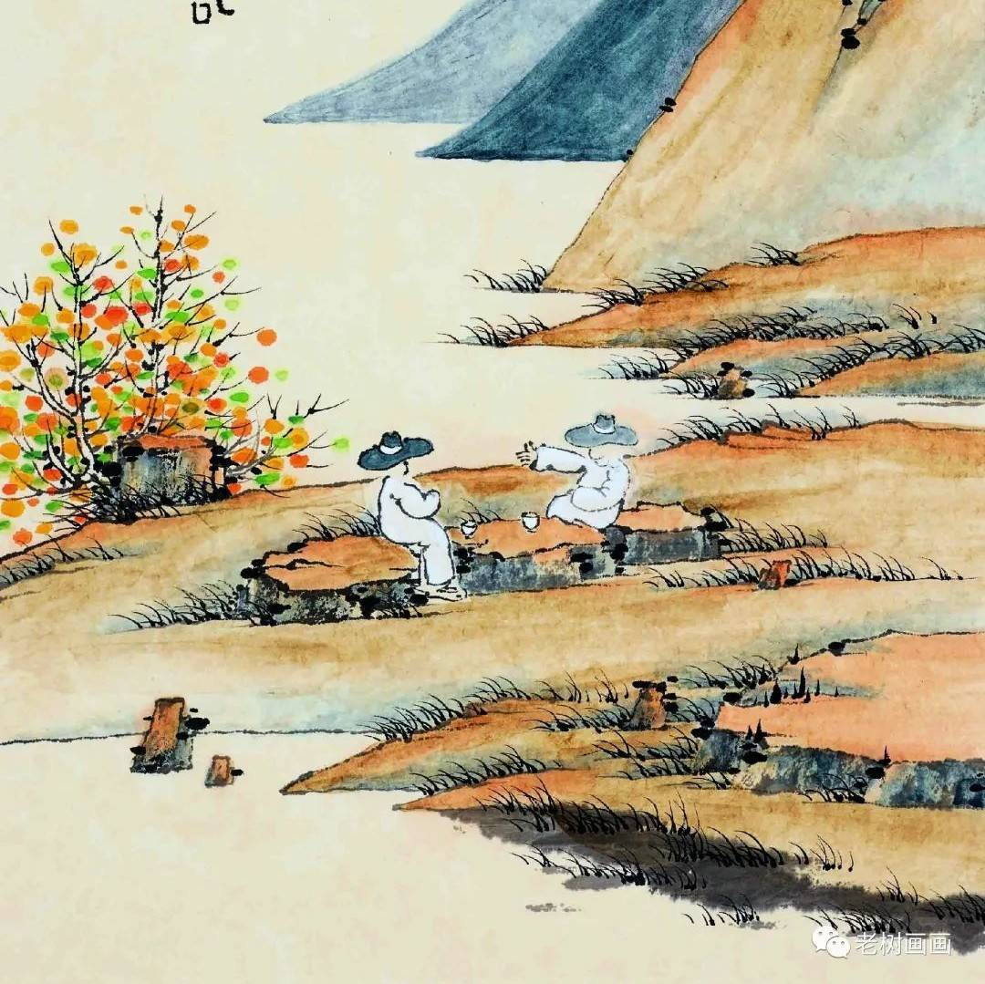 老树 ｜ 一树萧瑟黄叶，半湖苍茫枯草。江山无尽繁华，都随秋风去了。_夏日里_平然_论争