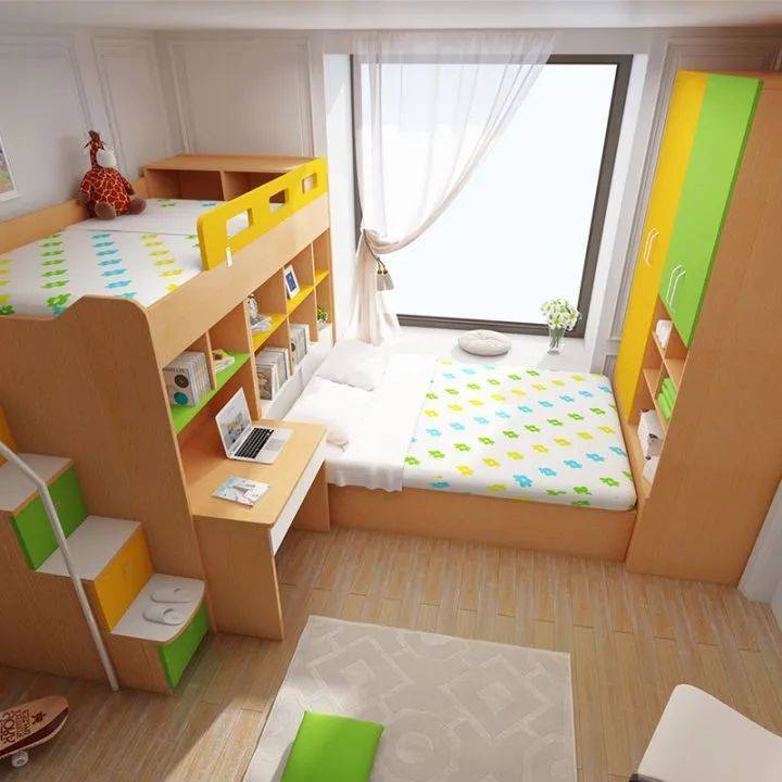二胎家庭的儿童房设计很关键!看看这些效果图