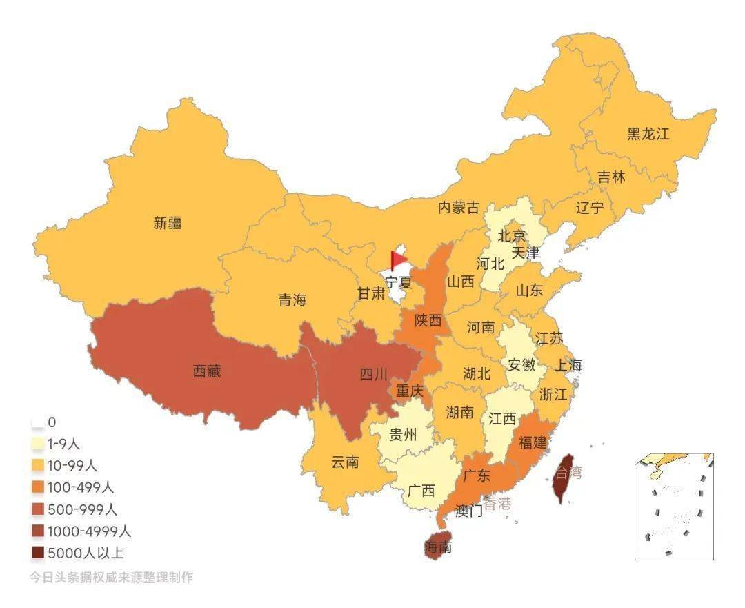 截至8月30日 12时)全国疫情分布图31个省(自治区,直辖市)和新疆