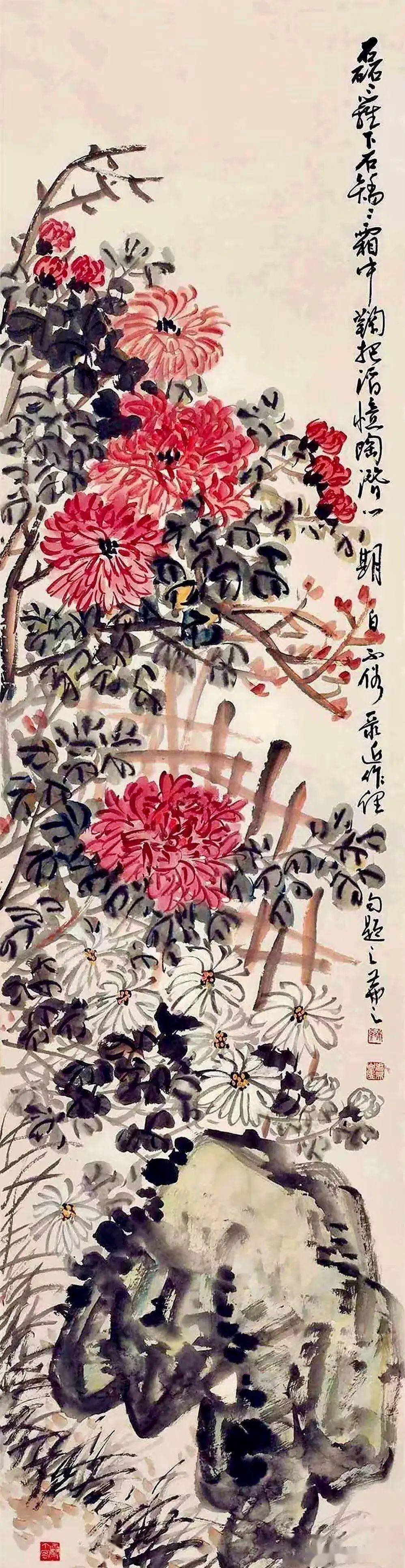 吴茀之写意花鸟画欣赏图片