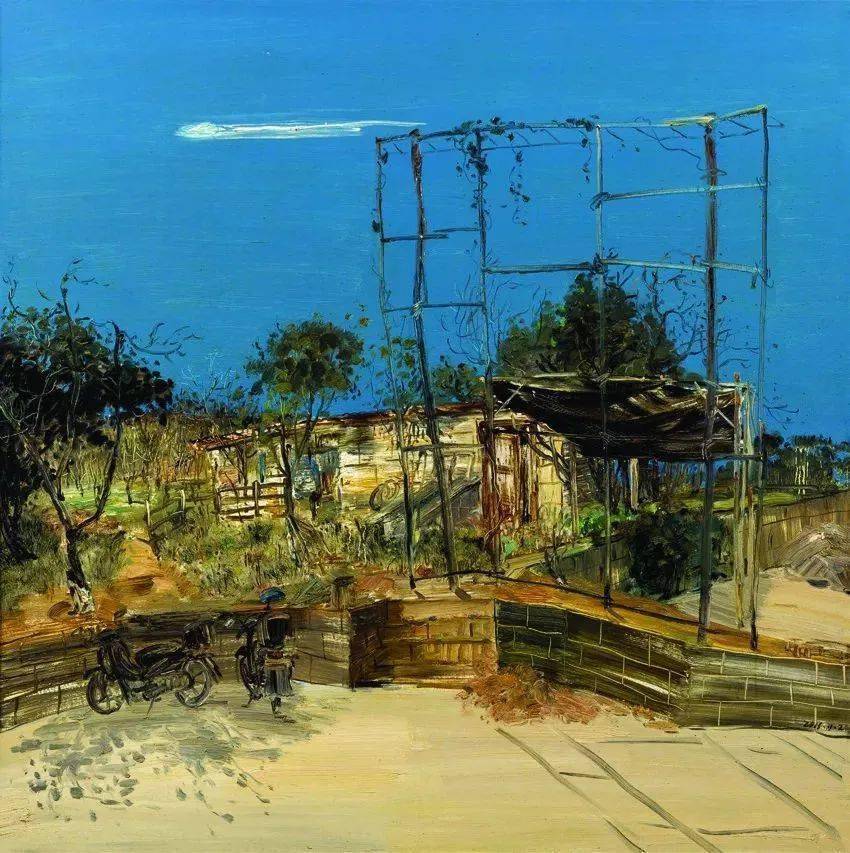 全国美术作品展精选 176_cm_油画_红旗渠