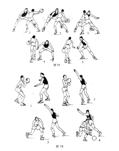 运球技术单手体侧传球单手胸前传球单手肩上传球双手头上传球击地传球